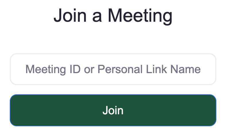 Join Zoom Meeting